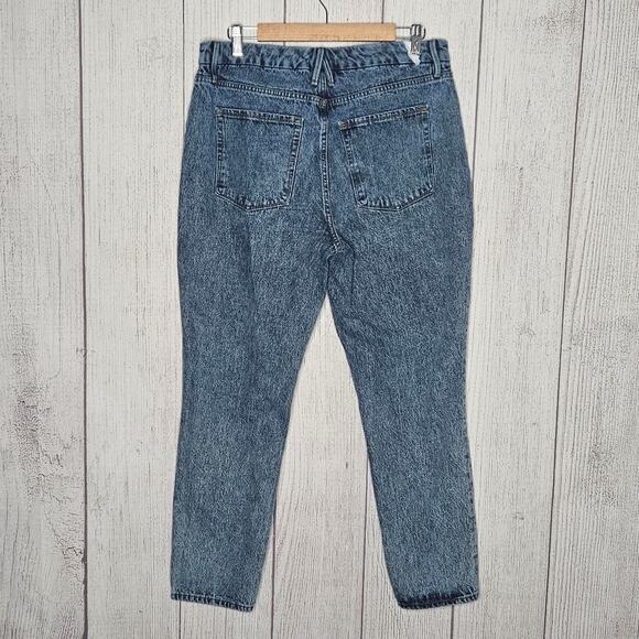 Good American Classic Slim Straight Jeans, GC999T, sz 12/31 - Picture 2 of 4